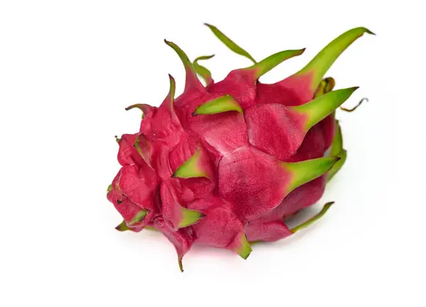 stock image fresh red dragon fruit - pitahaya on white background 8