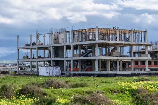 construction of a residential building in Cyprus near the sea 1