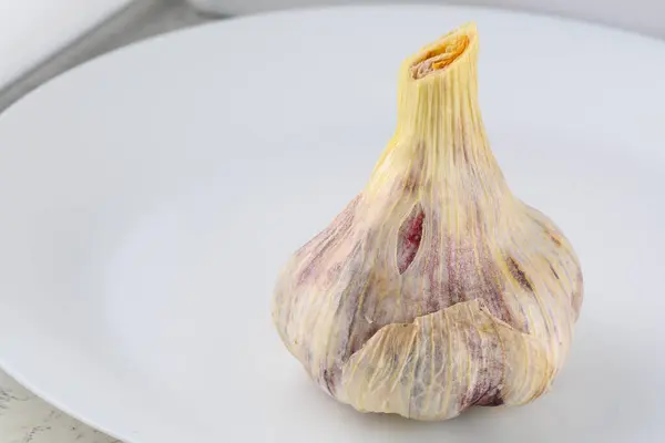 Garlic bulb isolated. Garlic bulb on white background.
