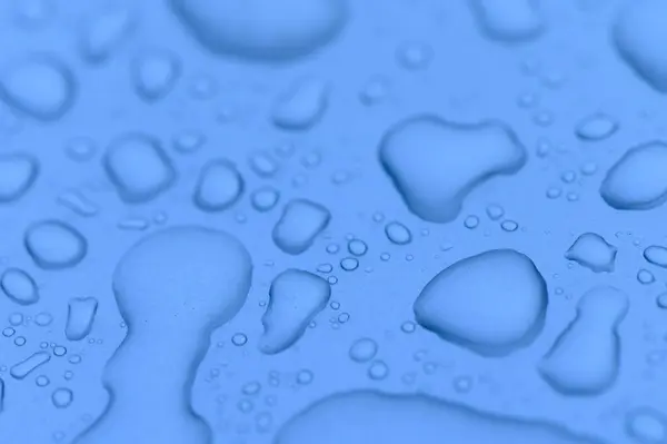 Water Rain Drop Drops Transparent Rainy Droplets Glass Effect — Stock Photo, Image