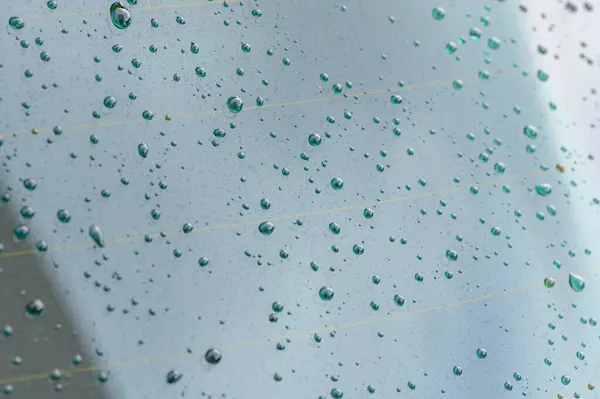 Σταγόνες Βροχής Στο Παράθυρο Του Αυτοκινήτου — Φωτογραφία Αρχείου