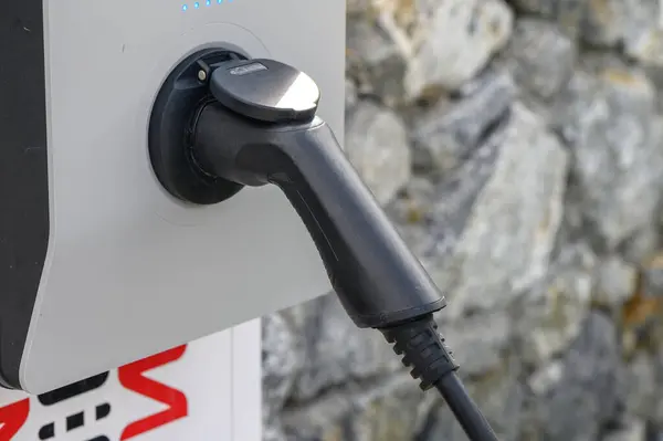 stock image charging station for electric cars in a residential complex 7