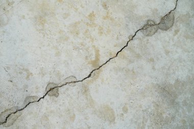 Çatlak beton yüzeyin ayrıntıları