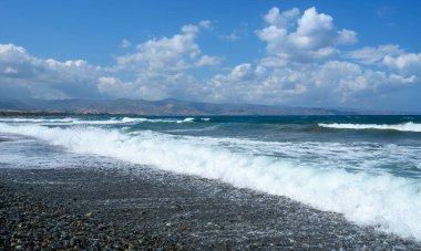 Akdeniz kıyısı manzarası