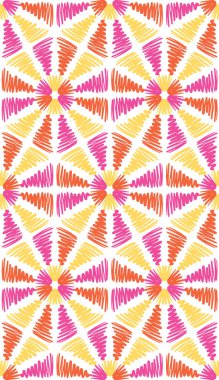 Scribbles pencil vector. Hand drawn colored pencils marks. Colorful pencil geometric hatching background.