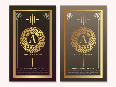 Lüks tebrik kartı vektör şablonu