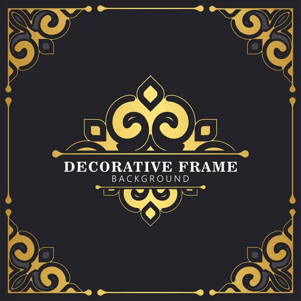 stock vector Elegant decorative frame design background