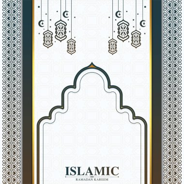 Zarif dekorasyon İslami arkaplan