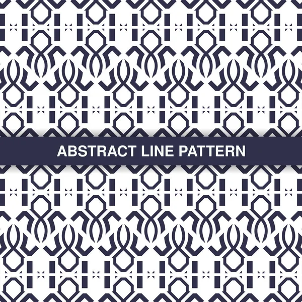 Black Abstract Line Pattern Texture — Stock Vector