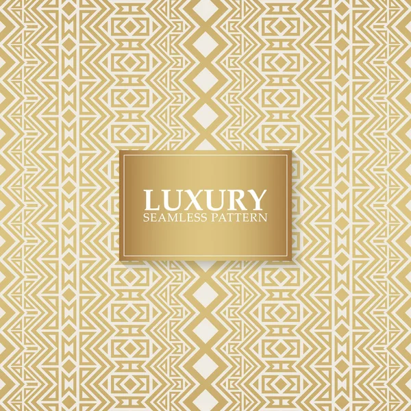 Luxus Weiß Ornament Muster Design Hintergrund — Stockvektor