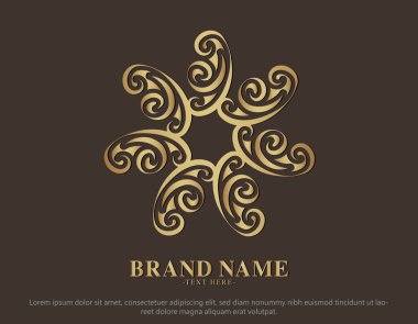 Lüks süs logosu sanatı