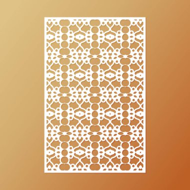 Kusursuz ölüm dekoratif şablonu kes