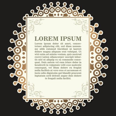 Hattatlık kare çerçeve çizgileri