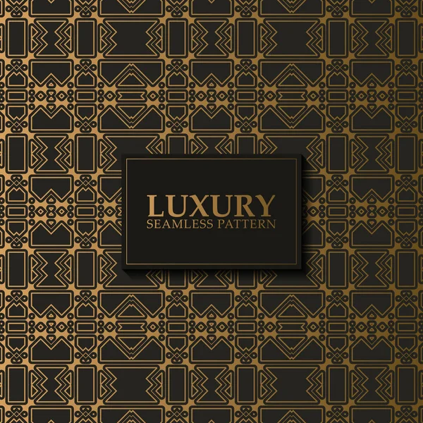 Luxus Dunklen Nahtlosen Muster Hintergrund — Stockvektor