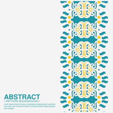 Renkli süs desen tasarımı arkaplanı
