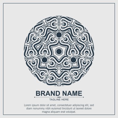 Süs sanat logosu tasarım şablonu