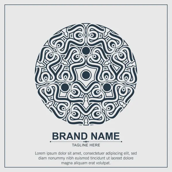 Ornament Art Logo Ontwerp Sjabloon Vectorbeelden