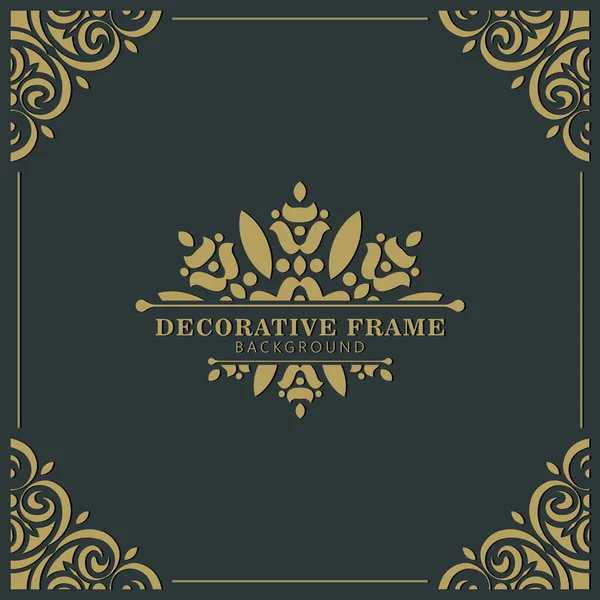 stock vector Elegant decorative frame design background