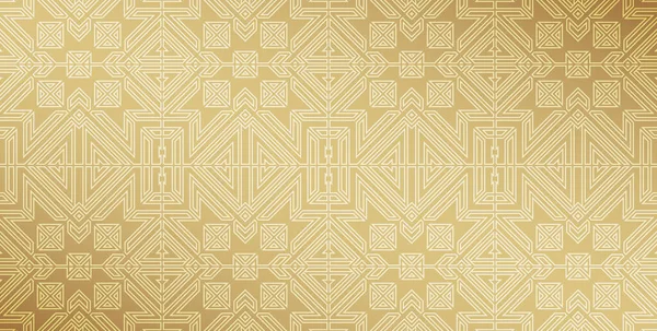 Elegantes Muster Abstrakter Linien Gold — Stockvektor