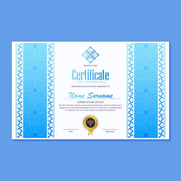 Сертификат Лучшую Награду — стоковый вектор