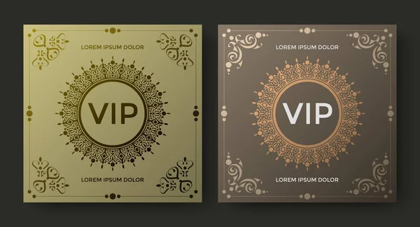 Luxury Vip Card Design Template — Stockvektor