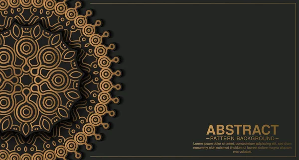 Luxe Ornamentele Mandala Achtergrond Met Arabisch Islamitisch Oost Patroon Premie Vectorbeelden