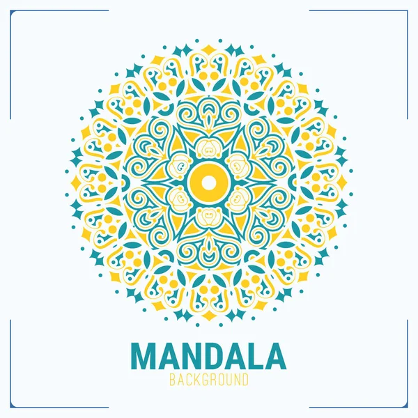 Colorful Mandalas Line Shapes — Stockvektor