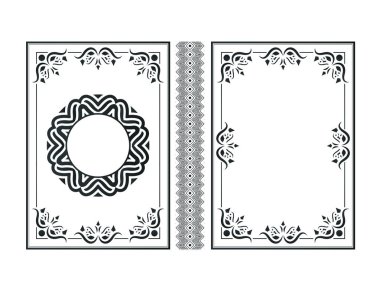 Süslü kitap kapağı tasarımı