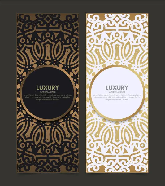 Carte Décorative Mandala Luxe Couleur Illustration De Stock