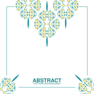 Renkli süs desen tasarımı arkaplanı