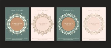 Vintage Kapak Kenarlık Çemberi Deseni