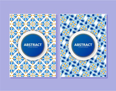 renkli soyut desen kapağı tasarımı