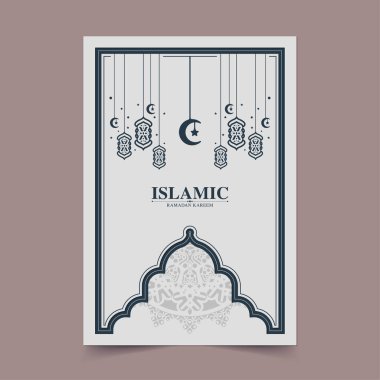 İslami ramazan kareem kart tasarımı
