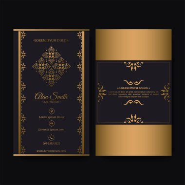 Lüks süs logoları ve kartvizit şablonu