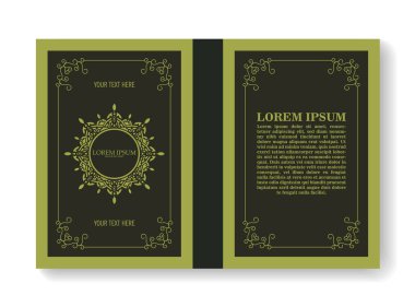 Vintage Ornamental book cover design