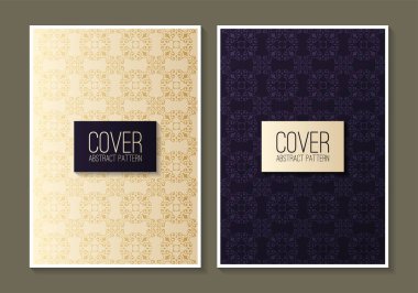 Süs deseni kitap kapağı koleksiyonu