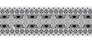 Süslemeli sınır tasarım şablonu