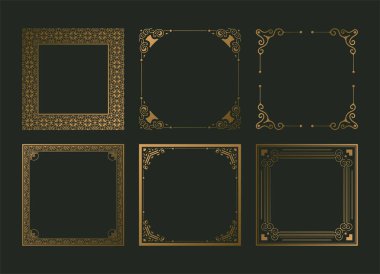 Lüks klasik süs çerçeve koleksiyonu