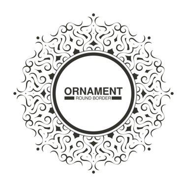 Düz dekoratif çerçeve arkaplanı