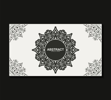 düz kenarlı çember kart tasarımı