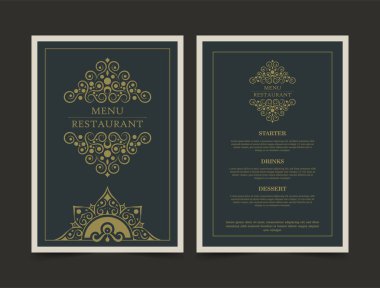 Süslü Ögelerle Menü Düzeni