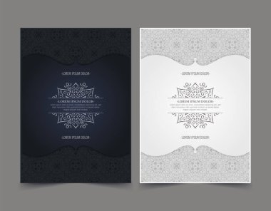 Klasik geometrik kalıp örtüsü