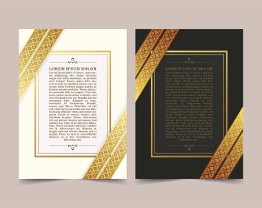 Zarif geometrik uçan şablon metin tasarımı