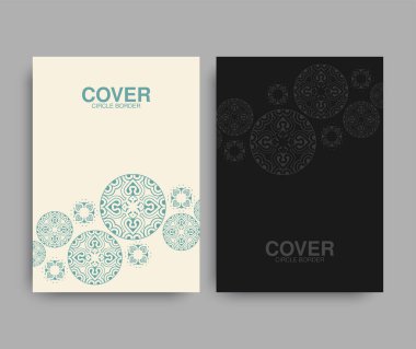 düz renk mandala kapağı koleksiyonu