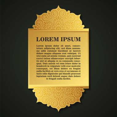 Lüks tebrik kartı vektör şablonu