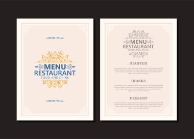 Süslü Ögelerle Klasik Menü Düzeni