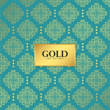 Lüks altın sanat eseri desen tasarımı