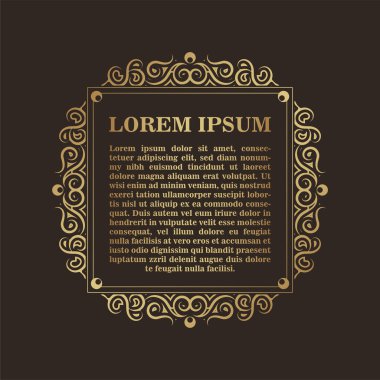 Lüks tebrik kartı vektör şablonu