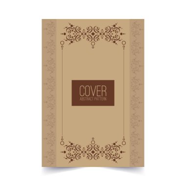 Klasik geometrik model kapağı tasarımı