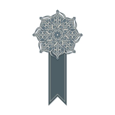 mandala dekoratif pankart tasarım şablonu